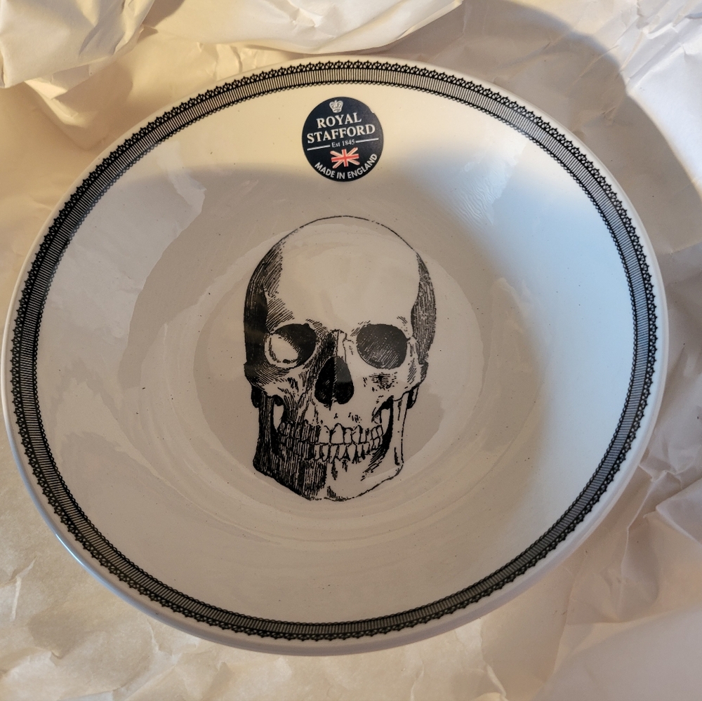 Royal Stafford Skull Soup Bowl